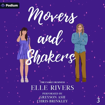 Movers and Shakers – omslag til lydbogen af Elle Rivers