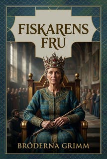 Fiskarens fru : Saga – omslag till ljudboken av Brothers Grimm
