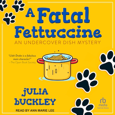 A Fatal Fettuccine – omslag til lydbogen af Julia Buckley