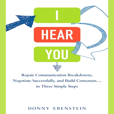 I Hear You – omslag til lydbogen af Donny Ebenstein