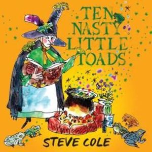 Ten Nasty Little Toads – okładka audiobooka, autor Steve Cole