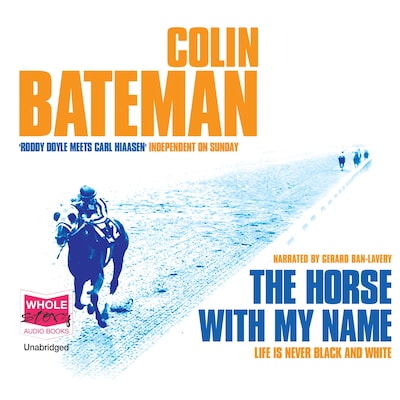 The Horse with my Name – omslag til lydbogen af Colin Bateman