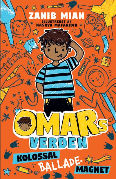 Omars verden 1: Kolossal ballademagnet – omslag til lydbogen af Zanib Mian