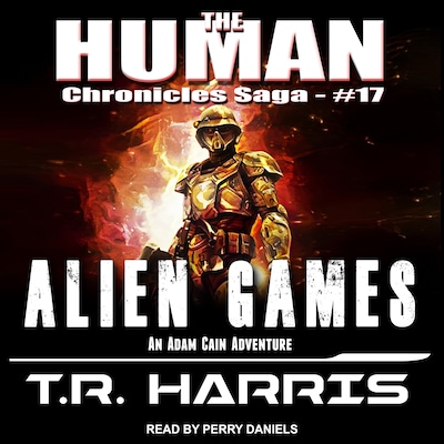 Alien Games – omslag til lydbogen af T.R. Harris