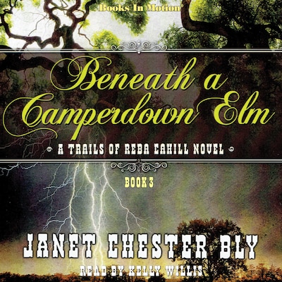 Beneath A Camperdown Elm – omslag til lydbogen af Janet Chester Bly