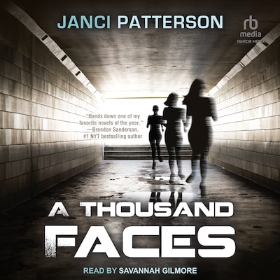 A Thousand Faces – omslag til lydbogen af Janci Patterson