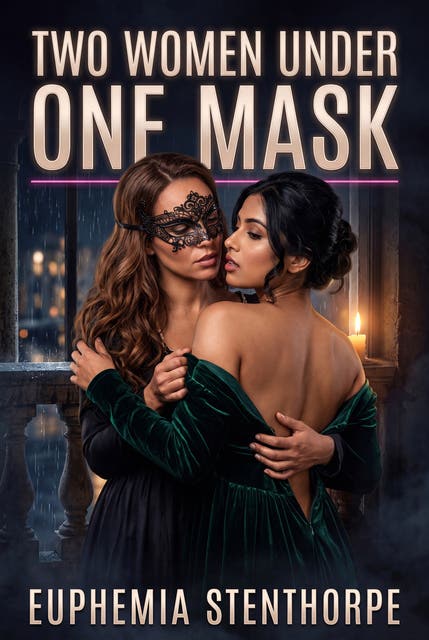 Two Women Under One Mask: A Steamy Sapphic Historical Masquerade Romance – omslag til lydbogen af Euphemia Stenthorpe