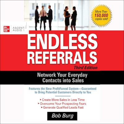 Endless Referrals, Third Edition – omslag til lydbogen af Bob Burg