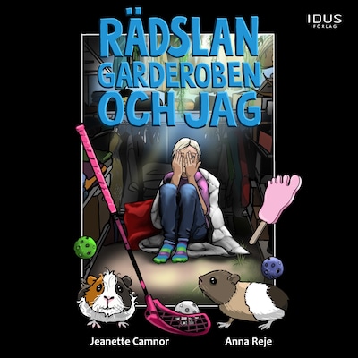 Rädslan, garderoben och jag – omslag till ljudboken av Jeanette Camnor