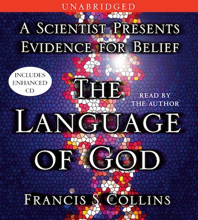 The Language of God – omslag til lydbogen af Francis S. Collins