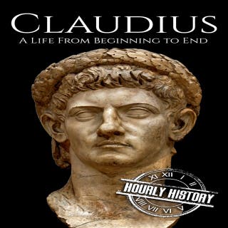 Claudius: A Life from Beginning to End – omslag till ljudboken av Hourly History