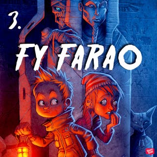 Fy Farao – omslag till ljudboken av Ewa Christina Johansson,Johan Egerkrans
