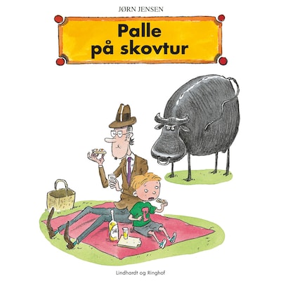 Palle på skovtur – omslag til lydbogen af Jørn Jensen