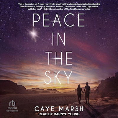 Peace in the Sky – omslag til lydbogen af Caye Marsh
