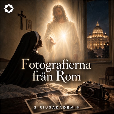 Fotografierna från Rom – omslag till ljudboken av Siriusakademin