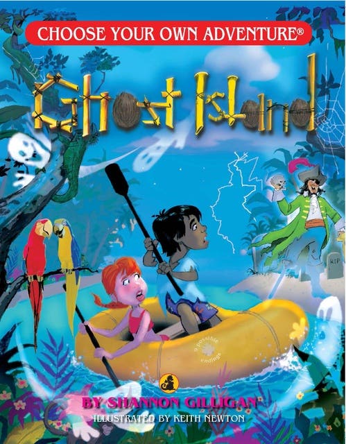 Ghost Island – omslag til lydbogen af Shannon Gilligan