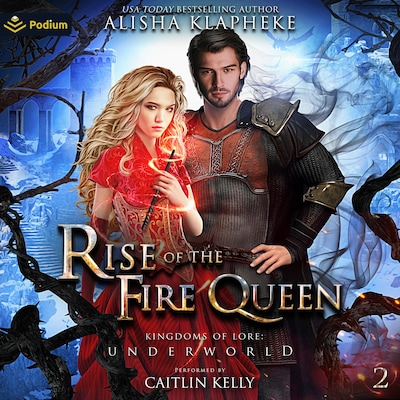 Rise of the Fire Queen – omslag til lydbogen af Alisha Klapheke