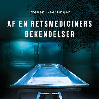 Af en retsmediciners bekendelser – omslag til lydbogen af Preben Geertinger