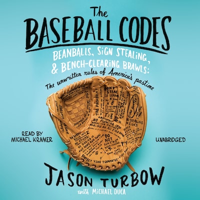 The Baseball Codes – omslag til lydbogen af Jason Turbow