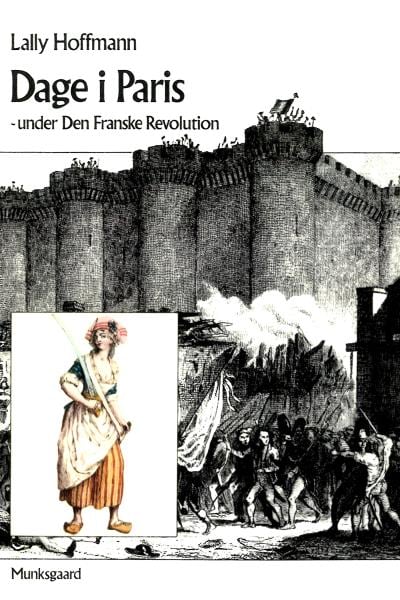 Dage i Paris - under den franske revolution – omslag til lydbogen af Lally Hoffmann