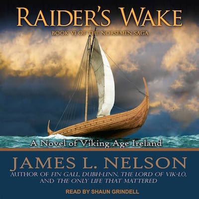 Raider’s Wake – omslag til lydbogen af James L. Nelson