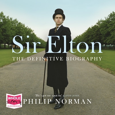 Sir Elton – omslag til lydbogen af Philip Norman