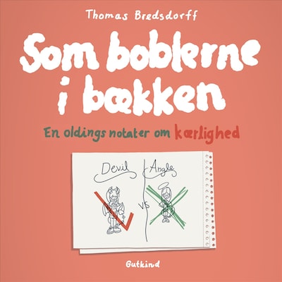 Som boblerne i bækken – omslag til lydbogen af Thomas Bredsdorff