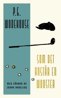 Som det anstår en Wooster – omslag till ljudboken av P.G. Wodehouse