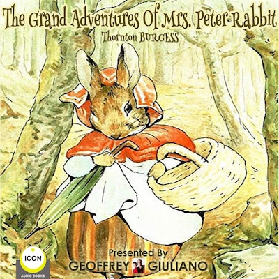 The Grand Adventures of Mrs. Peter Rabbit – omslag til lydbogen af Thornton Burgess