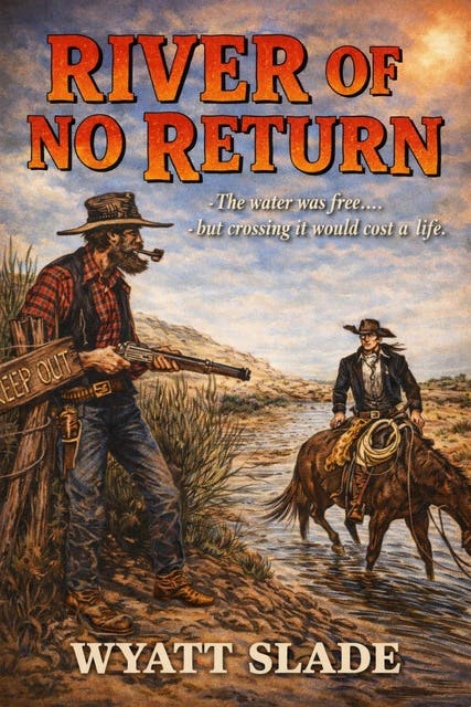 River of No Return: A Classic Western – omslag til lydbogen af Wyatt Slade