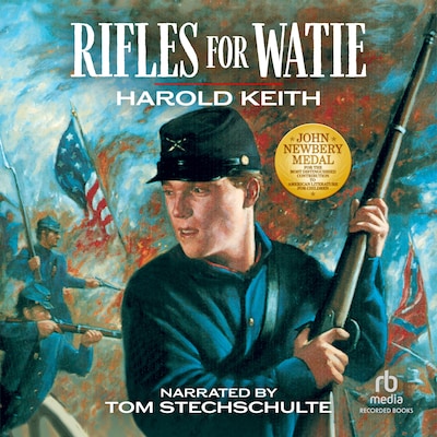 Rifles for Watie – omslag til lydbogen af Harold Keith