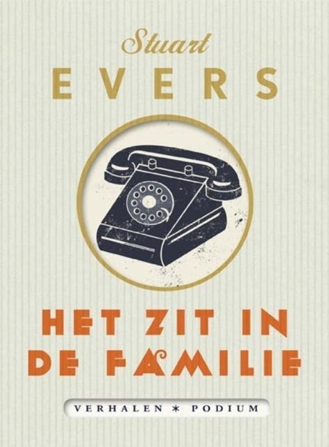 Het zit in de familie – omslag van het luisterboek van Stuart Evers