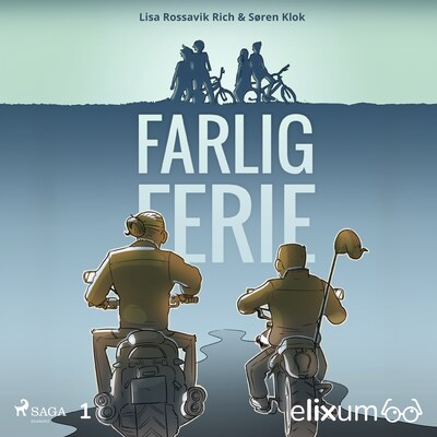 Farlig Ferie – omslag til lydbogen af Lisa Rossavik Rich