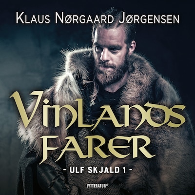 Vinlandsfarer – omslag til lydbogen af Klaus Nørgaard Jørgensen