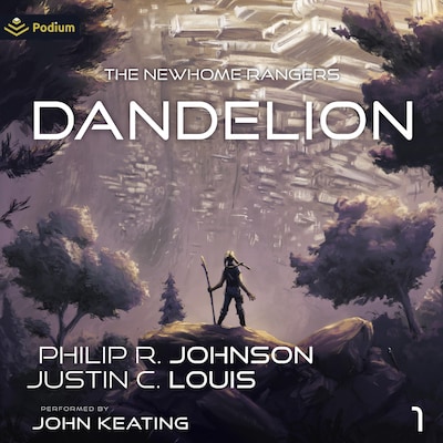 Dandelion – omslag til lydbogen af Philip R. Johnson, Justin C. Louis