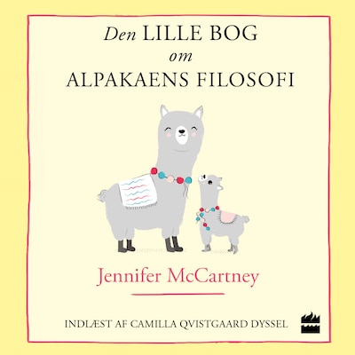 Den lille bog om alpakaens filosofi – omslag til lydbogen af Jennifer McCartney