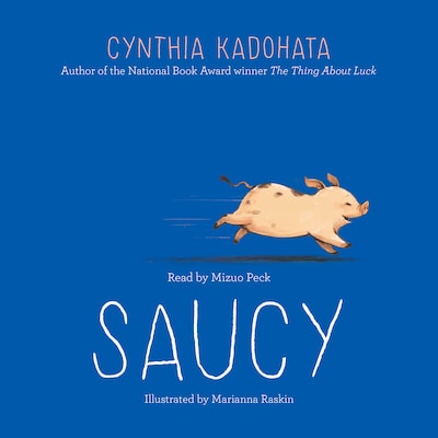 Saucy – omslag til lydbogen af Cynthia Kadohata