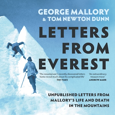 Letters From Everest – omslag til lydbogen af George Mallory