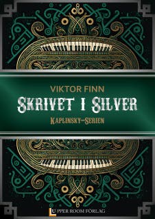 Skrivet i Silver – omslag till ljudboken av Viktor Finn