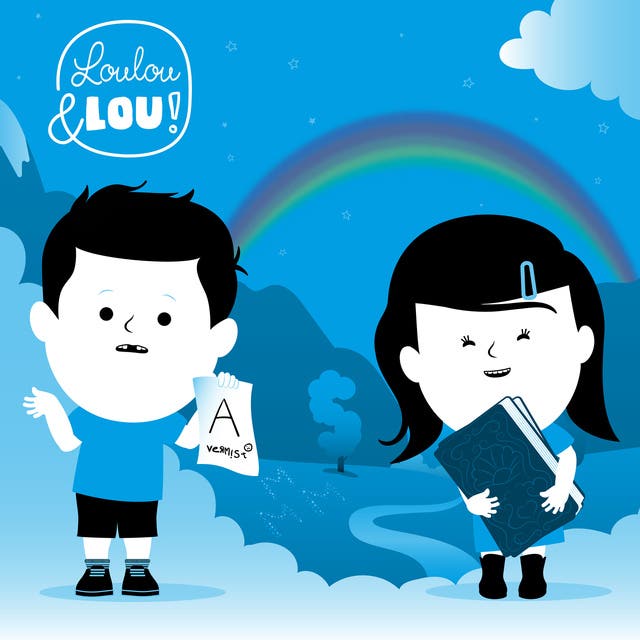 Het land van letters – omslag van het luisterboek van Loulou en Lou