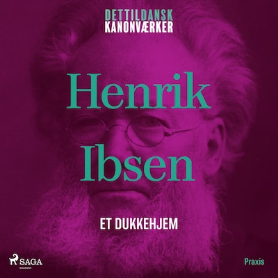 Et dukkehjem. Et kanonværk – omslag til lydbogen af Henrik Ibsen