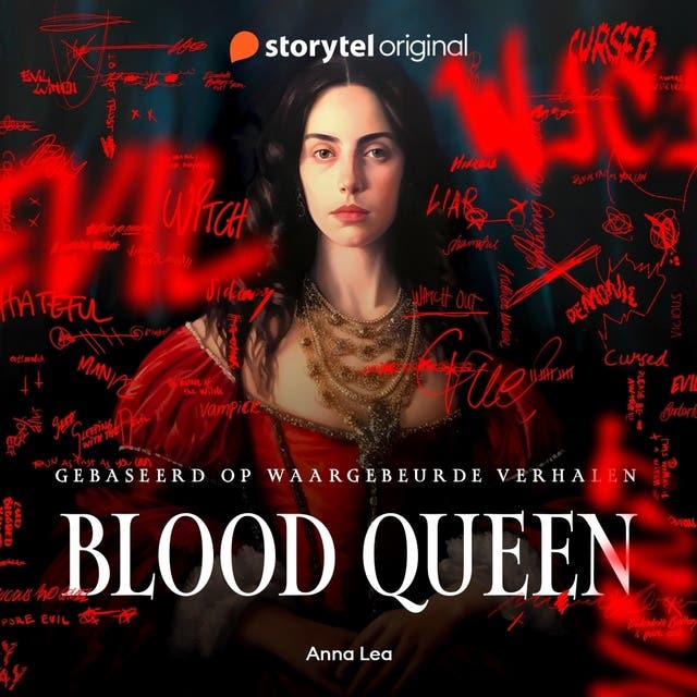 Blood Queen: Nederlandse editie – omslag van het luisterboek van Anna Lea