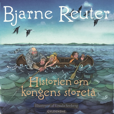 Historien om kongens storetå – omslag til lydbogen af Bjarne Reuter