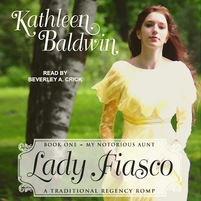 Lady Fiasco – omslag til lydbogen af Kathleen Baldwin
