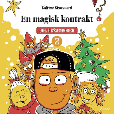En magisk kontrakt, Jul i Kramboden 2, Rød Læseklub – omslag til lydbogen af Katrine Skovgaard Rasmussen