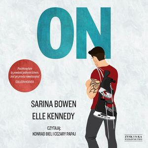 On – okładka audiobooka, autor Elle Kennedy, Sarina Bowen