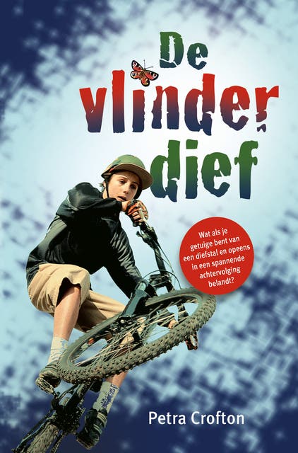 De vlinderdief – omslag van het luisterboek van Petra Crofton