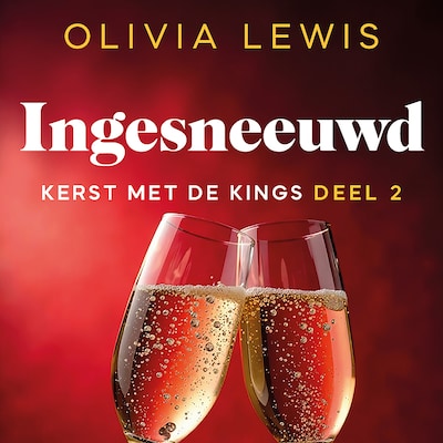 Ingesneeuwd – omslag van het luisterboek van Olivia Lewis