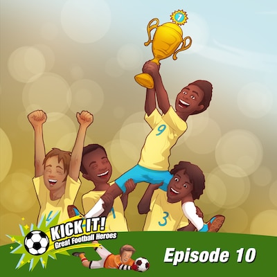 Episode 10: Pelé - Poor but Rich – omslag till ljudboken av Andreas Strozyk