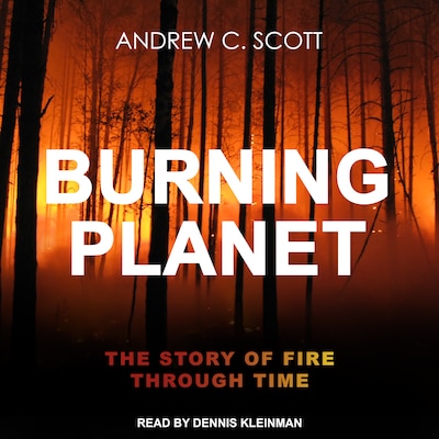 Burning Planet – omslag til lydbogen af Andrew C. Scott
